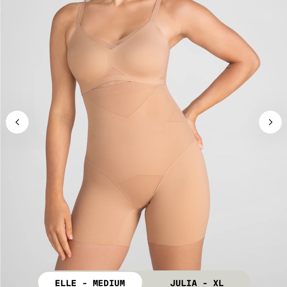 NEVER BEEN WORN - Honeylove SuperPower Girl Short Shapewear in Tan